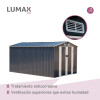 Caseta Galpon Jardin Lumax fife Gris Oscuro 202x255x377 Caseta Galpon Jardin Lumax fife Gris Oscuro 202x255x377