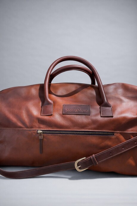 Weekender Bag Camel Blue Zip