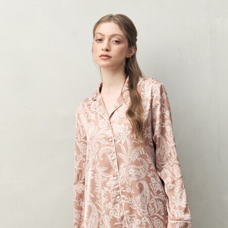 CAMISA GINGER PRINTED Tostado