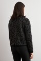 Cardigan animal print gris oscuro