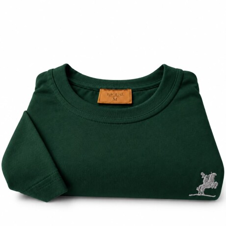 Remera tipo Hering Verde ingles