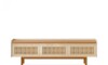 Rack de TV Dune Rattan 1.8 - Linea Manhattan Off White