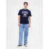 V-FRCH SS GAP VINTAGE GRAPHICS NEW NAVY