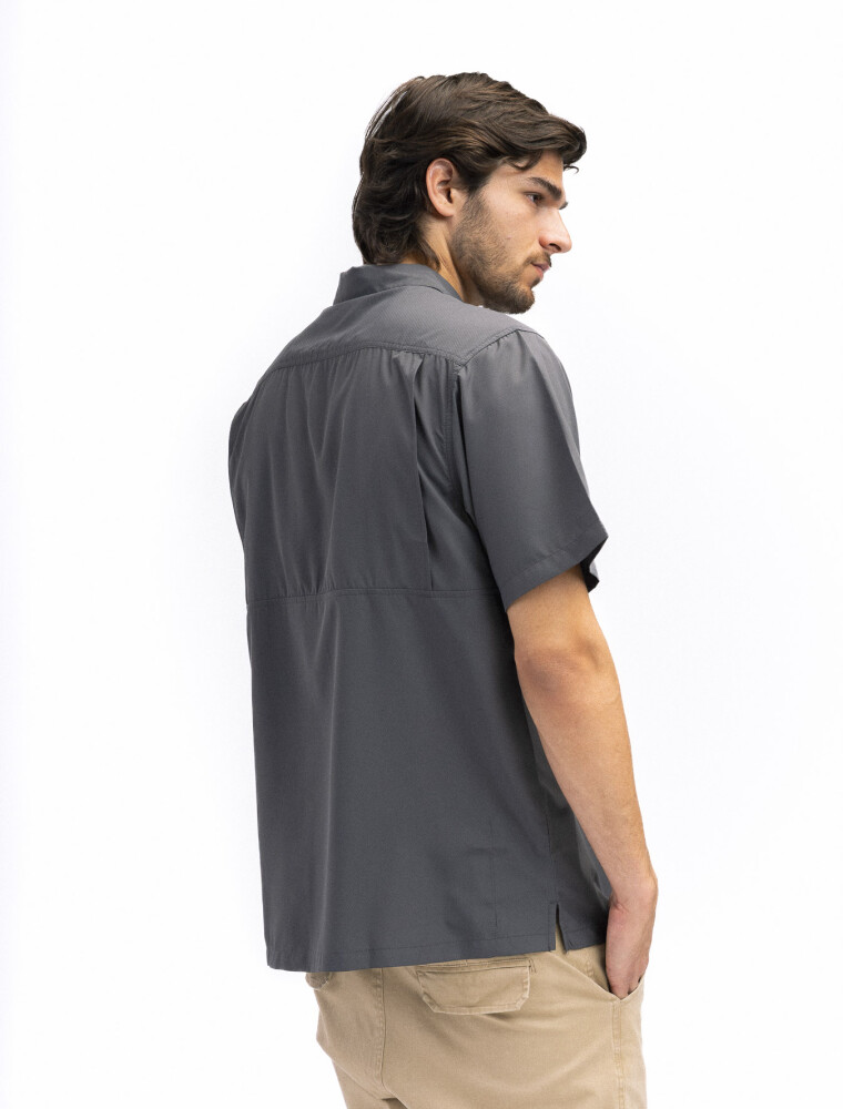 Camisa Forum M/C Noronia Gris Oscuro