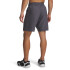 UA Tech Woven Wordmark Short-BLU GRY-025