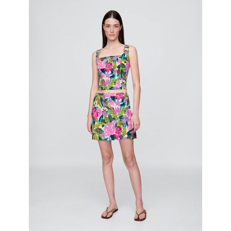 SL BRAMI TANK SP SU25 FLRL LEAF MLT