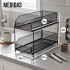 Estante Organizador Mesada Alacena Cocina 2 Cajones Multiuso Imback Color Negro Estante Organizador Mesada Alacena Cocina 2 Cajones Multiuso Imback Color Negro