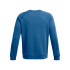 UA Rival Fleece Crew-BLU BLK-001