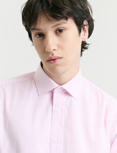 011683 CAMISA VESTIR HARRINGTON LABEL Rosado Medio