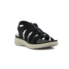 Sandalias Mujer Wonder Confort Tres Tiras Negro