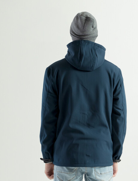 Campera Neopreno con Capucha Marino