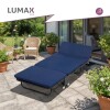 Catre cama plegable Lumax 180x75cm Acolchonado p/camping Catre cama plegable Lumax 180x75cm Acolchonado p/camping