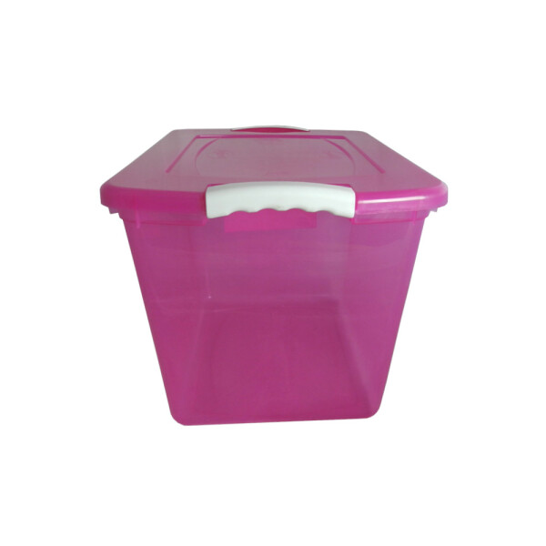 CAJA PLASTICA WENBOX 28 LTS. ROJA 42X32X31 CM. ROJO