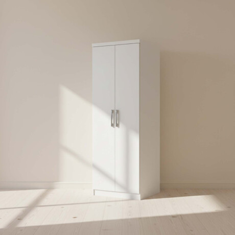 PLACARD ROPERO 2 PUERTAS MDP BLANCO MULTIUSO D110