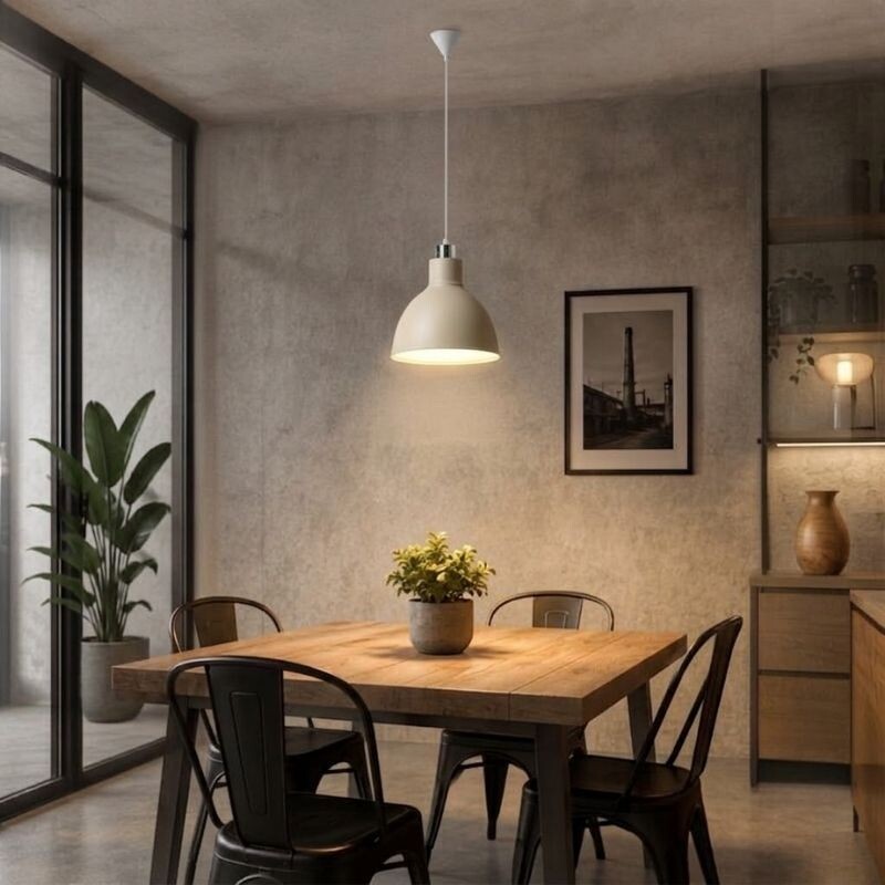 ARTEFACTO COLGANTE DECORATIVO ALPHA Lámpara Colgante Alpha Beige