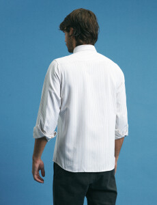 012622 CAMISA HARRINGTON LABEL Beige / Natural