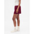 FLANNEL BOXER SHORT BURGUNDY STRIPE