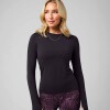 Polo Manga Larga Feather Tech+ Long-Sleeve Top Mujer Black