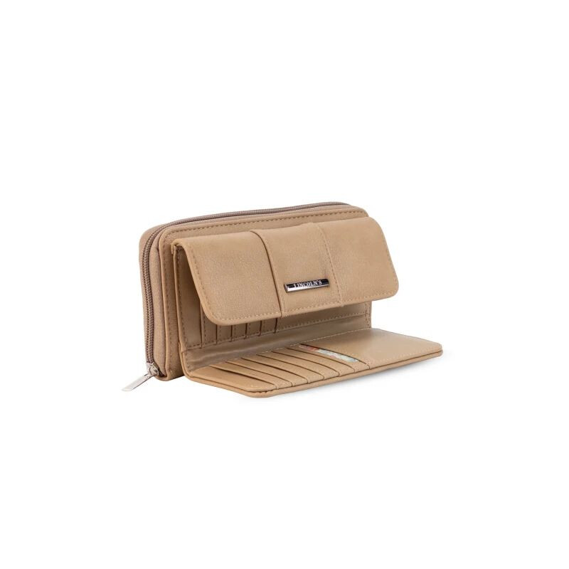 Billetera de Dama en Eco Cuero Topo