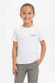 Remera infantil unisex Uruguay BLANCO