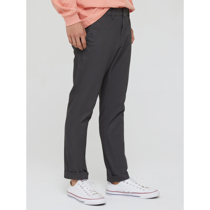 V-ESSENTIAL KHAKI SLIM FIT SOFT BLACK