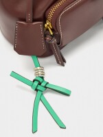 Mini Mochila Com Colgante burdeos
