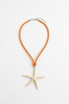 Collar estrella de mar Alma lavada crudo