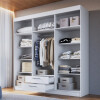ROPERO 6 PUERTAS CON ARMADO INCLUIDO ZONA METROPOLITANA Blanco Ropero 6 Puertas Con Armado Incluido Zona Metropolitana Blanco