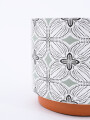 MACETA ARABESQUE ESTAMPADO 1