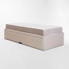 Bicama marinera FLAT Beige - 1 PLAZA