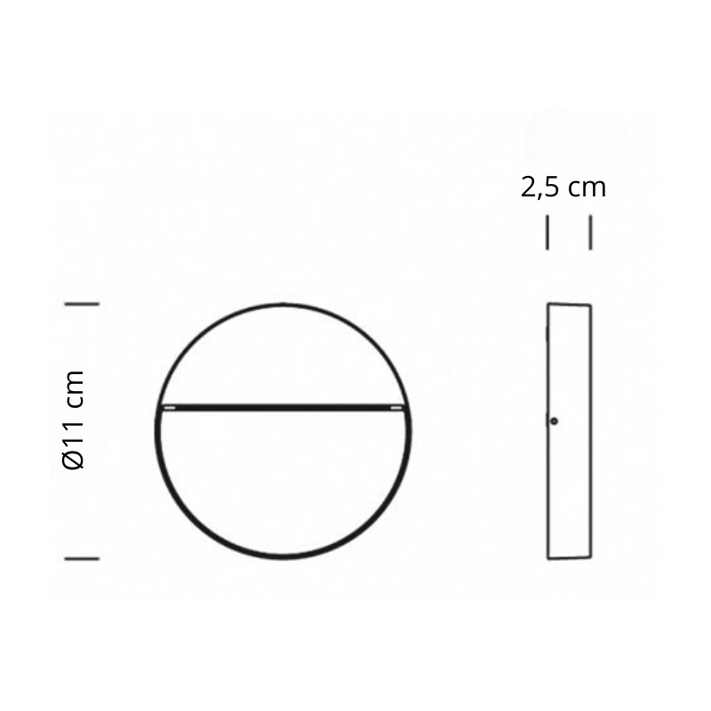 ARTEFACTO EXTERIOR DE PARED GALEANO 3W Luminaria Exterior De Pared Galeano 3W Gris