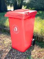 CONTENEDOR PARA RESIDUOS 120L rojo