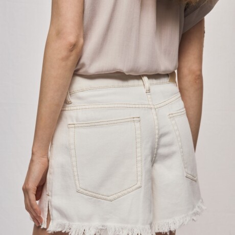 SHORT OMBRA Blanco