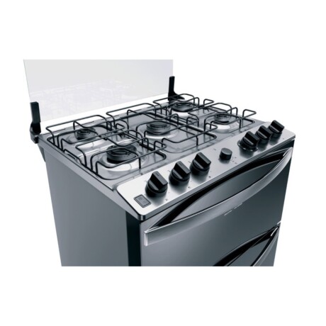 Cocina Whirlpool 5H WFD5 doble horno negra Cocina Whirlpool 5H WFD5 doble horno negra