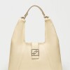 Bolso Signature en cuero graneado Natural