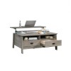 Mesa Ratona Articulada con cajones - Sauder - Linea Trestle Gris