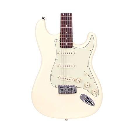 GUITARRA ELECTRICA SX SST62HSSVWH STRAT HSS BLANCO VINTAGE CON FUNDA GUITARRA ELECTRICA SX SST62HSSVWH STRAT HSS BLANCO VINTAGE CON FUNDA