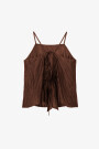 TOP ARRUGADO Marron