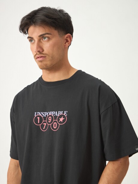 REMERA MOTION NEGRO