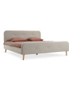 Estructura cama KONGSBERG Queen 160x200 beige Estructura cama KONGSBERG Queen 160x200 beige