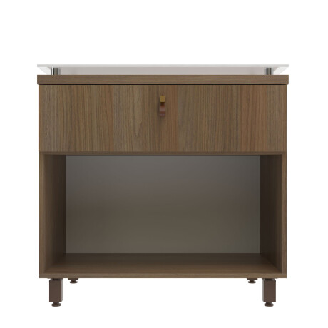 MUEBLE DE BAÑO 80 CM MDF MARRON OREGON
