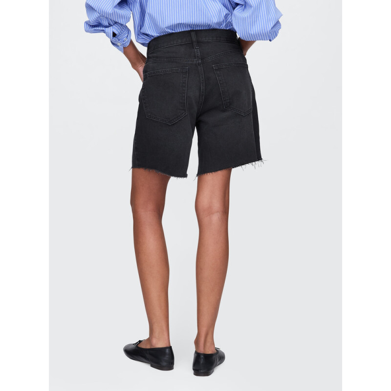 LOOSE BERMUDA SHORT BLACK 1