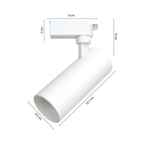 TLLO20W Track Light LED Lali 20W Blanco Luz Cálida