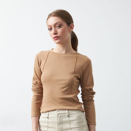 REMERA COLIMA Beige Oscuro