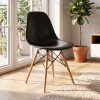 Juego de comedor 6 sillas Eames 120 Negro