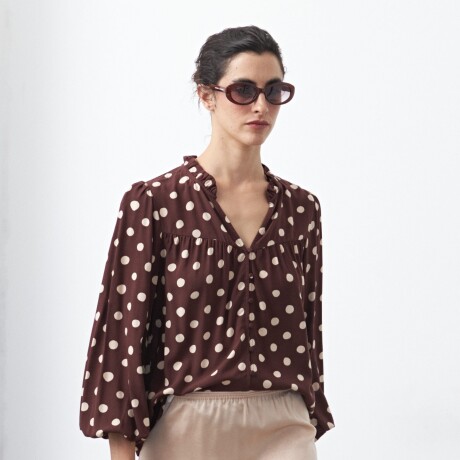 CAMISA TOPACIO Chocolate