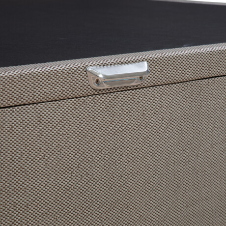 BOX BAÚL 2 PLAZAS BASE DE SOMMIER GUARDARROPA CAMA BEIGE
