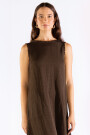 LARA LONG DRESS Coffee