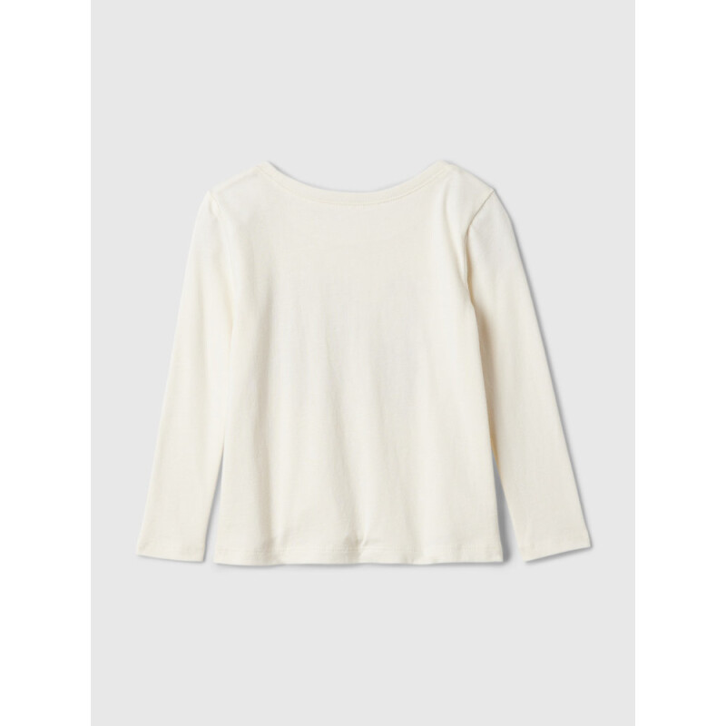 V-FRCH LS BF LOGO T IVORY FROST