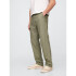 STRAIGHT LINEN PANT MESCULEN GREEN